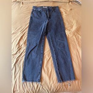 Madewell Cropped Vintage Straight Jeans